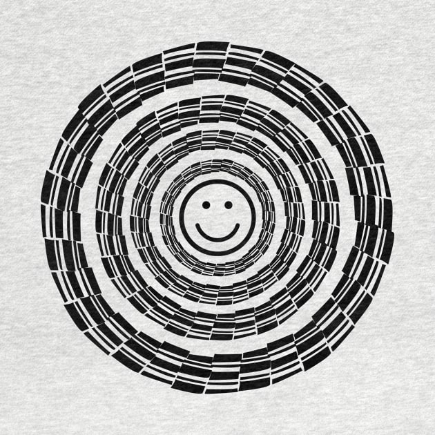 Trippy Smiley Face by SillyShirts